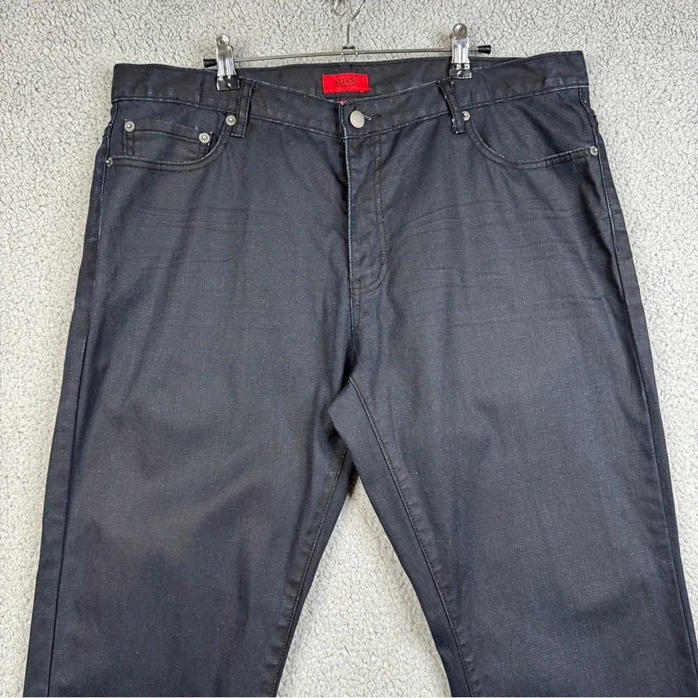 Alfani Jeans Mens Size 38x30 Blue Dark Wash Slim Straight Leg VTG 100% Cotton